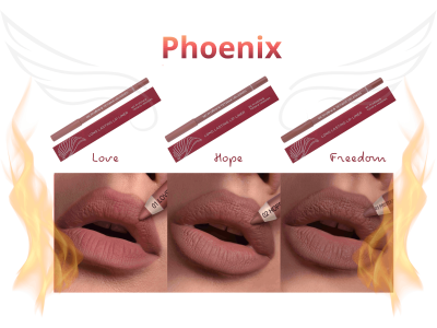 «Phoenix». Три стильных оттенка с гелевой текстурой, которые держатся круглосуточно.
