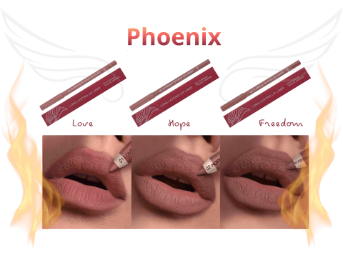 „Phoenix”. Три стильних відтінки з гелевою текстурою, які тримаються 24/7.